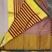 Balaramapuram Unakkupavu Handloom Tissue Saree – Bold Maroon & Gold Zari Stripe Body with Half Saree Pallu Design