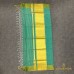 Balaramapuram Handloom Cotton Saree – Pastel Teal Green Body with Classic Golden Kasavu Border