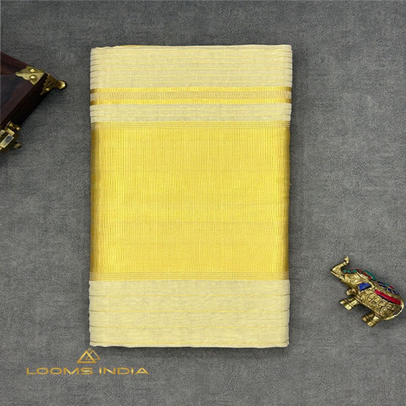 Balaramapuram Unakkupavu Handloom Tissue Saree