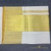 Balaramapuram Unakkupavu Handloom Tissue Saree – Classic 10-Inch Kasavu Border with All-Over Zari Stripes