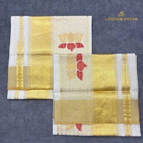 LOTUS DESIGN KASAVU SET MUND
